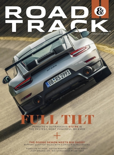 Road & Track February 01, 2018 Issue Cover