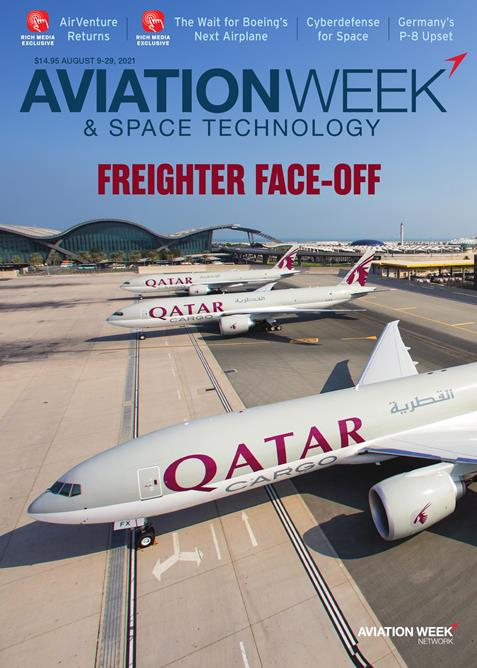 Aviation-Week-and-Space-Technology August 09, 2021 Issue Cover