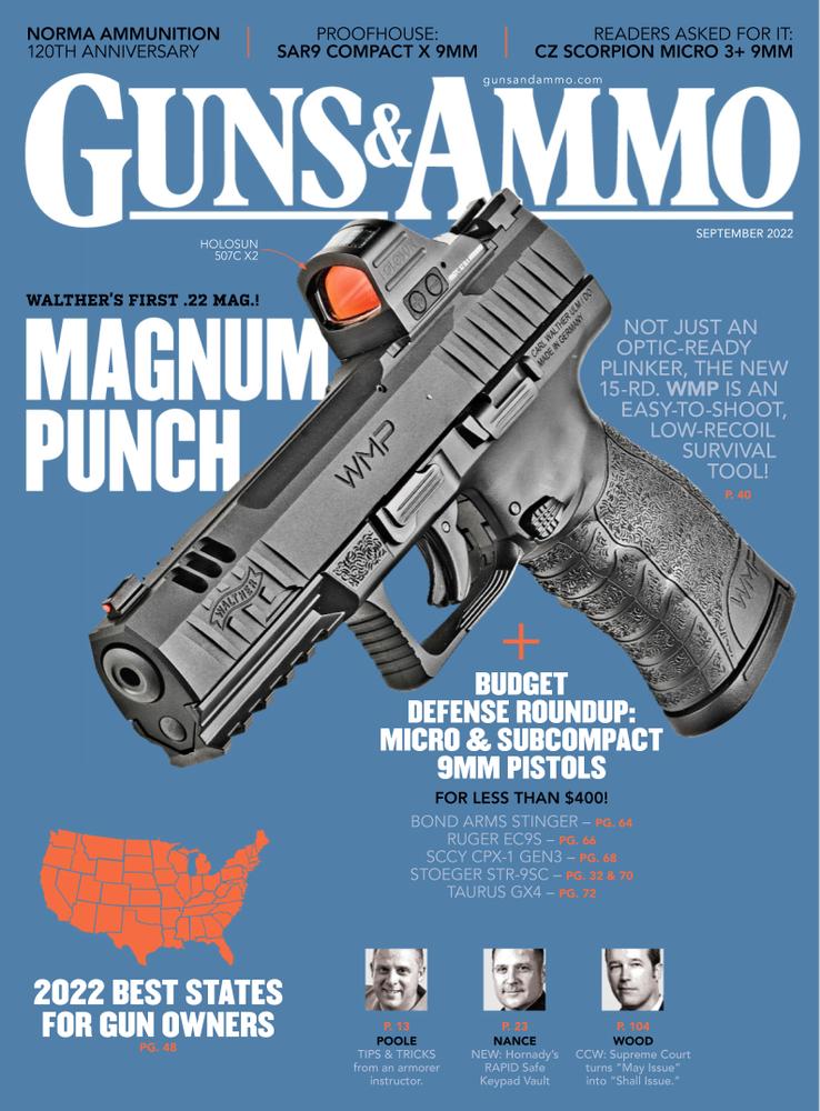 Guns-and-Ammo September 01, 2022 Issue Cover