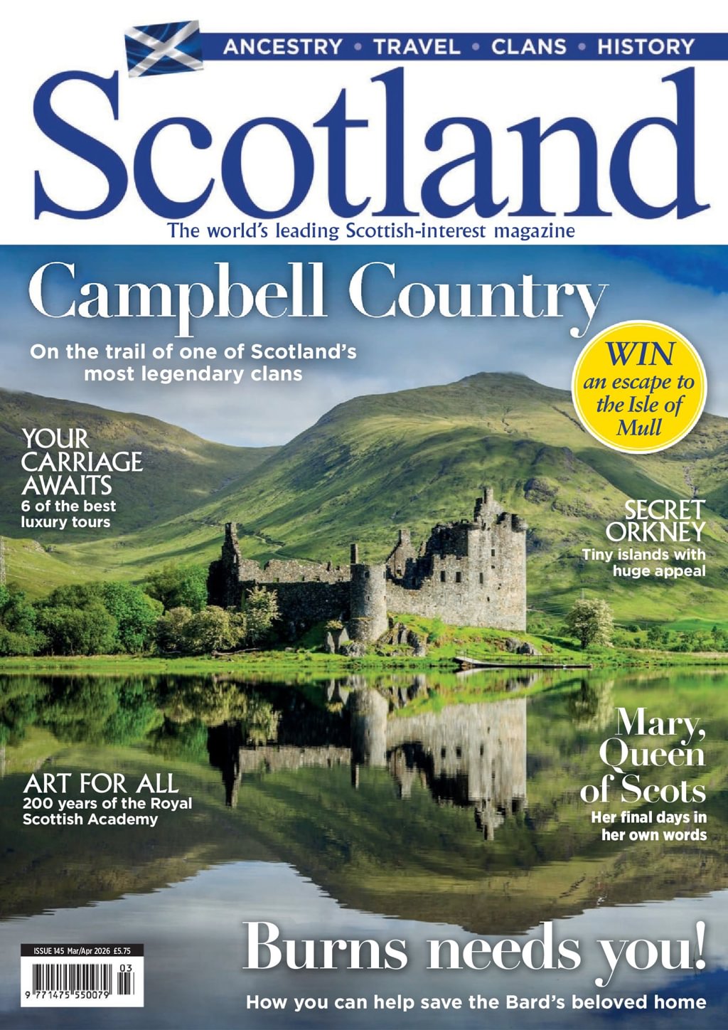 Scotland Magazine March 01, 2026 Issue Cover