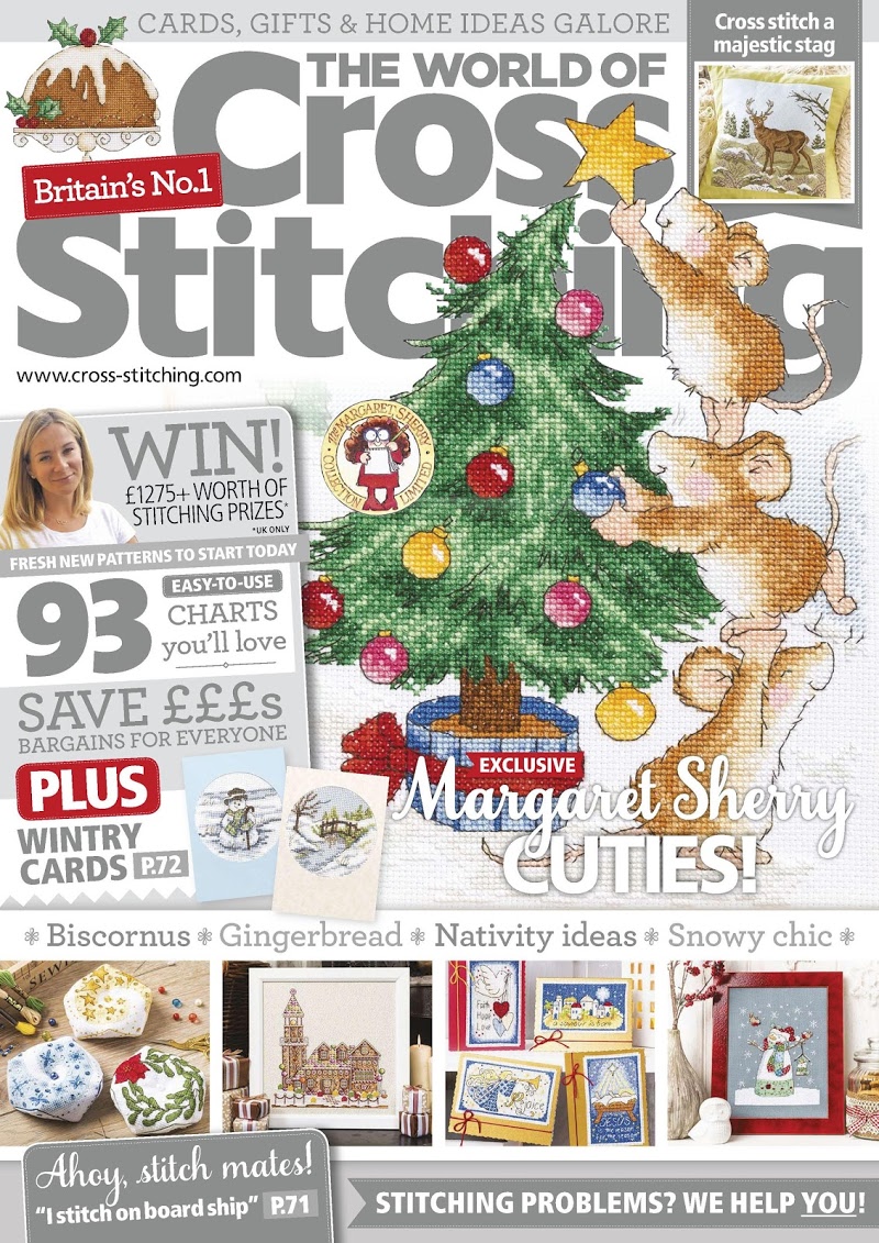 The-World-of-Cross-Stitching December 25, 2017 Issue Cover