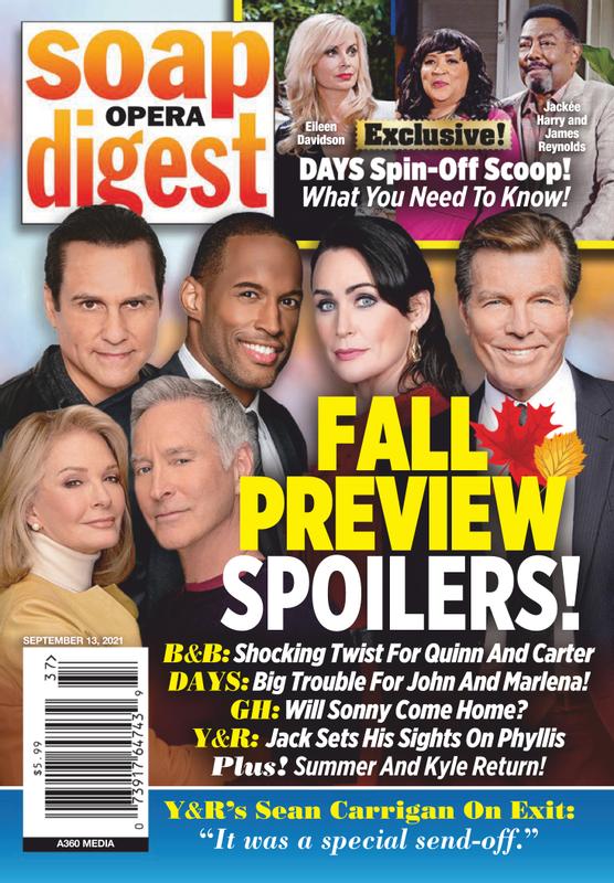soap-opera-digest September 13, 2021 Issue Cover