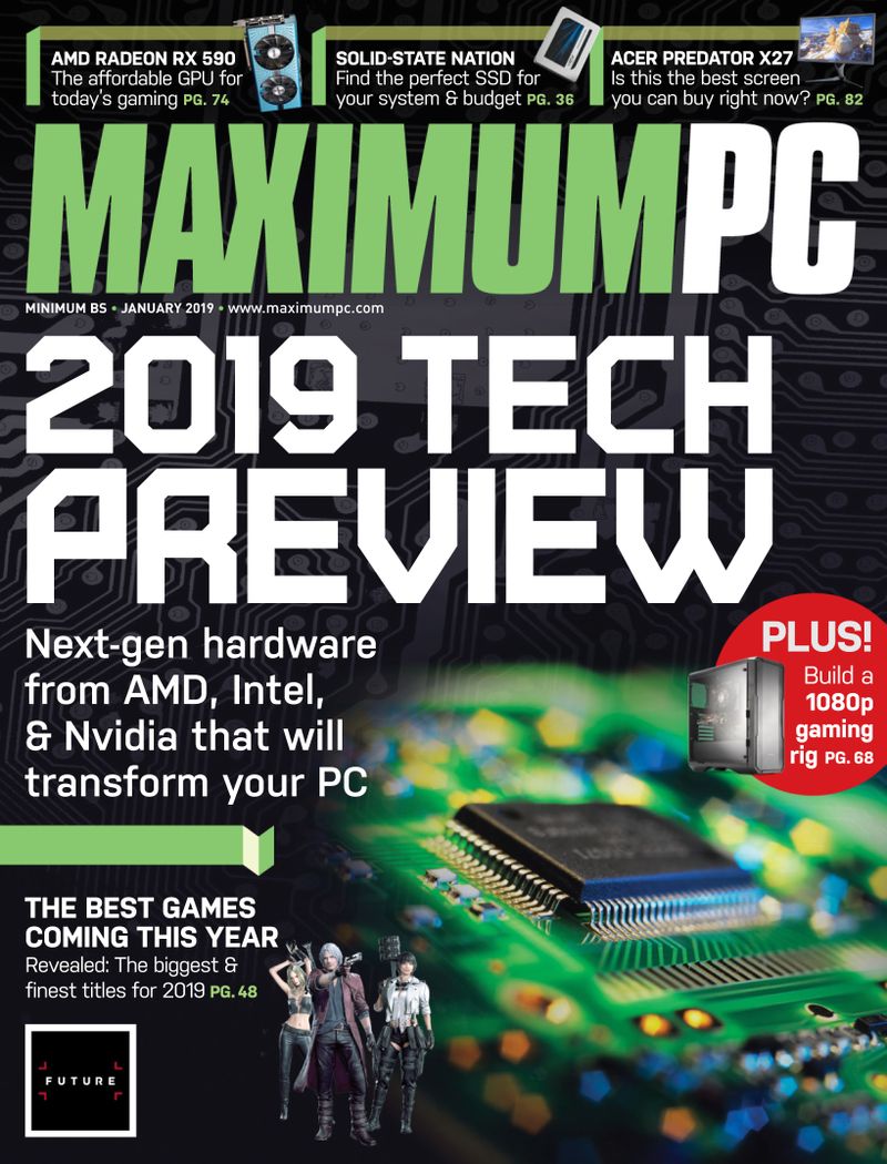 Maximum-PC January 01, 2019 Issue Cover