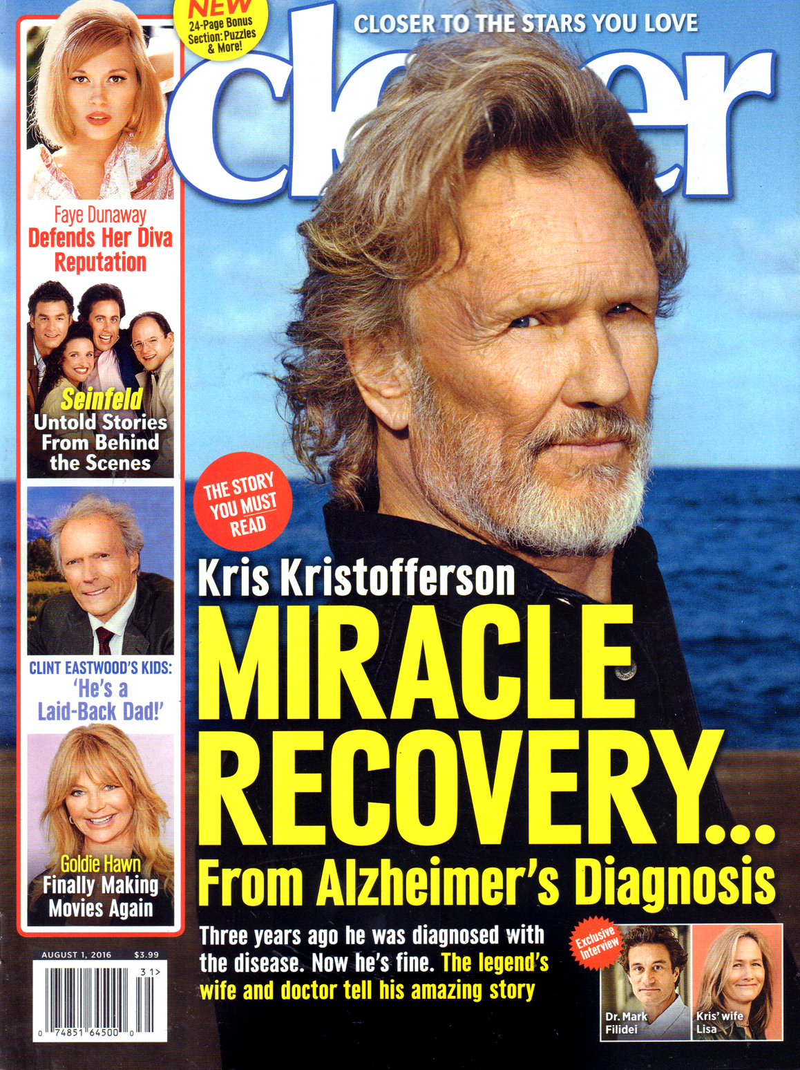 Closer August 01, 2016 Issue Cover