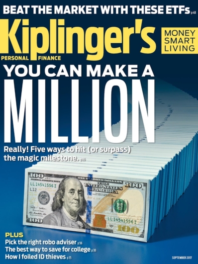 Kiplinger's Personal Finance September 01, 2017 Issue Cover