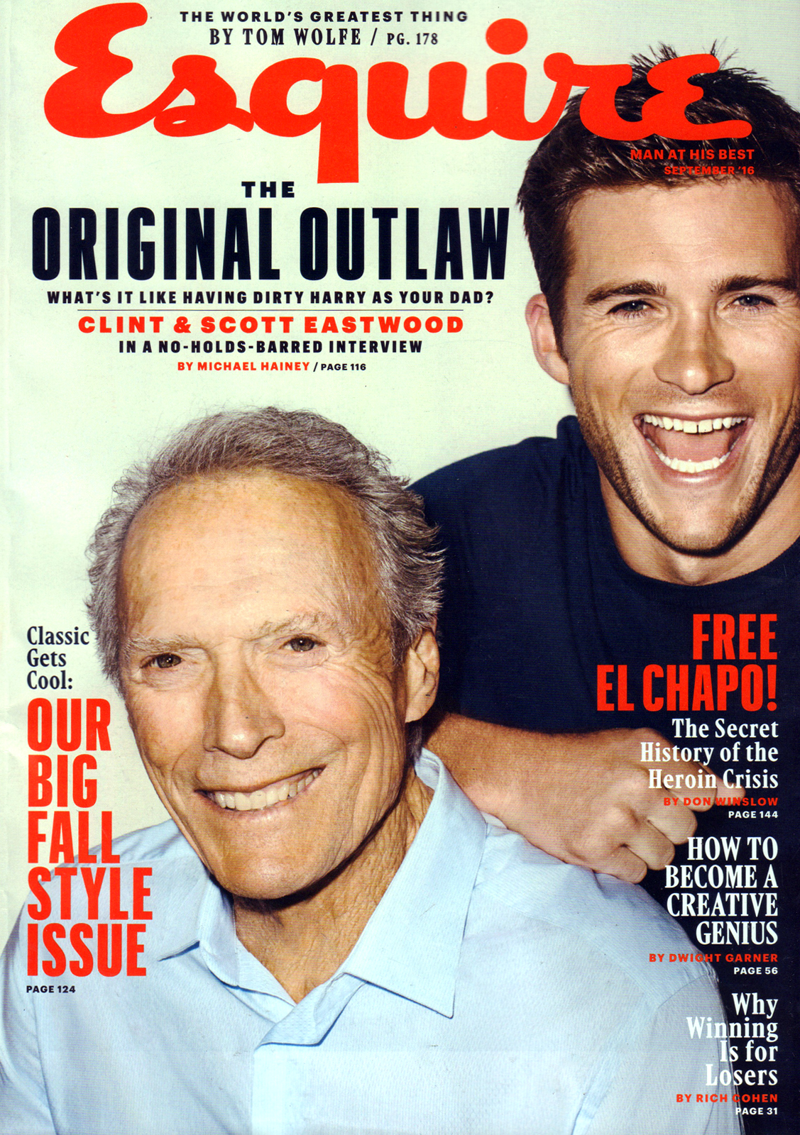 Esquire September 01, 2016 Issue Cover