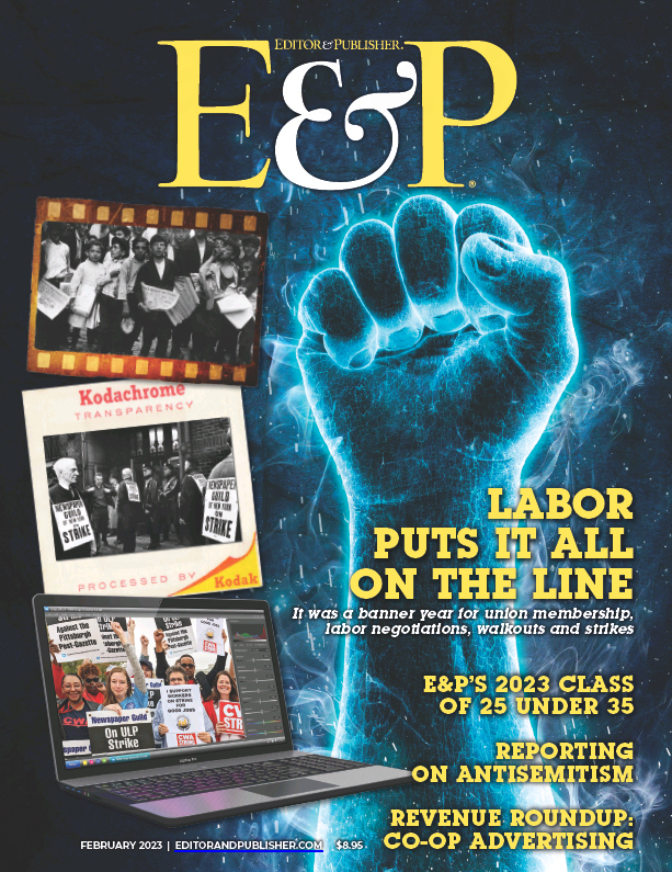 Editor-and-Publisher February 01, 2023 Issue Cover