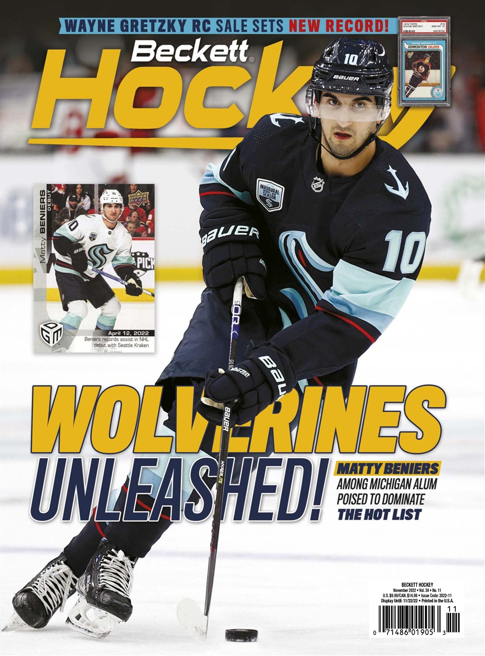 Beckett-Hockey November 01, 2022 Issue Cover