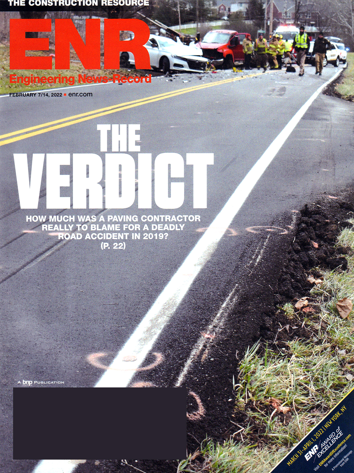 Engineering-News-Record February 07, 2022 Issue Cover