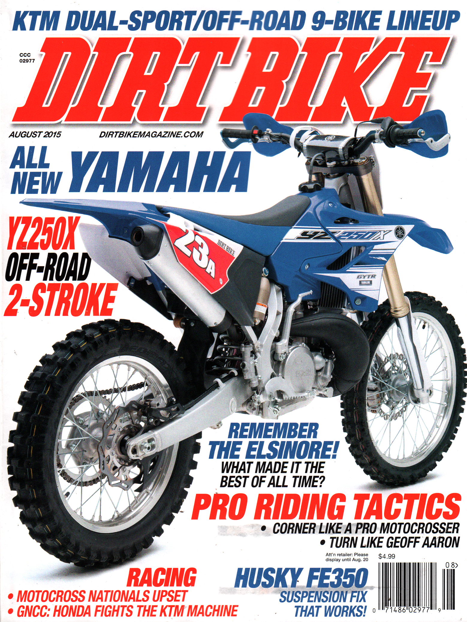 Dirt-Bike August 01, 2015 Issue Cover