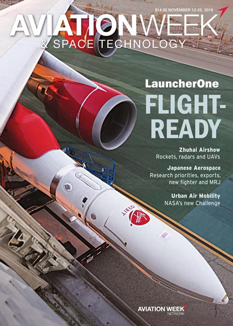 Aviation-Week-and-Space-Technology November 12, 2018 Issue Cover