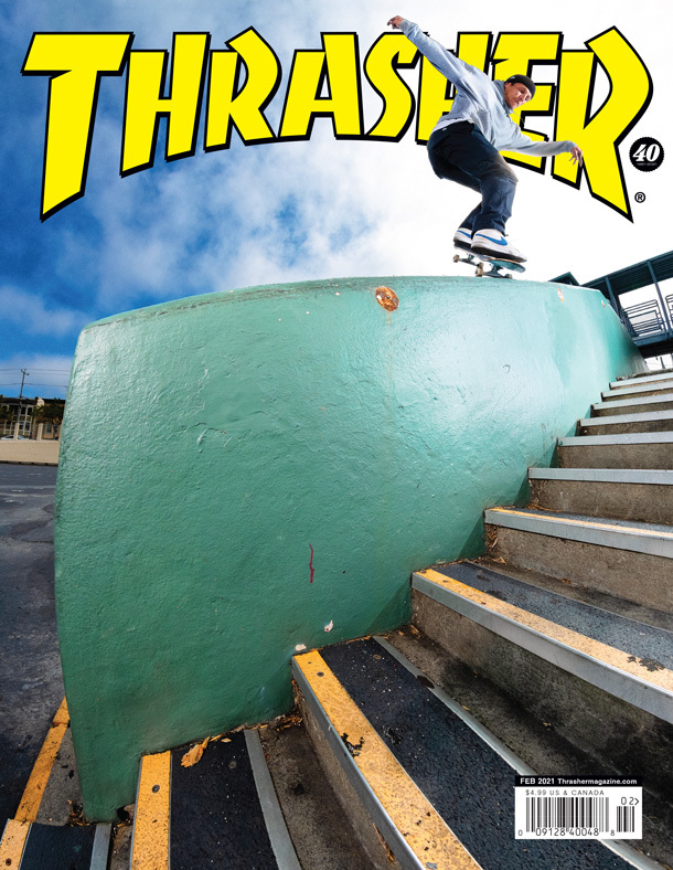 Thrasher February 01, 2021 Issue Cover