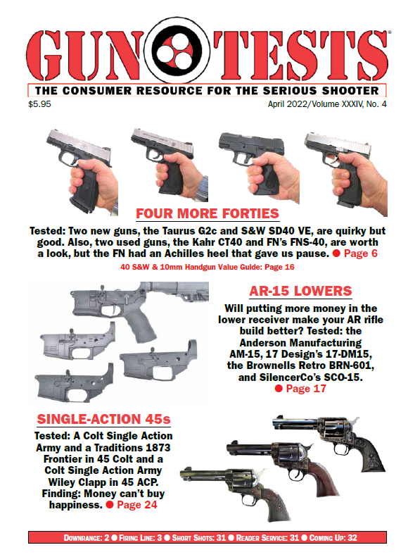 Gun-Tests April 01, 2022 Issue Cover