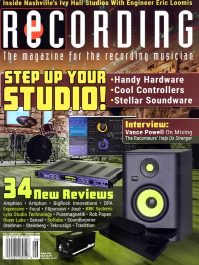 Recording Magazine June 01, 2019 Issue Cover