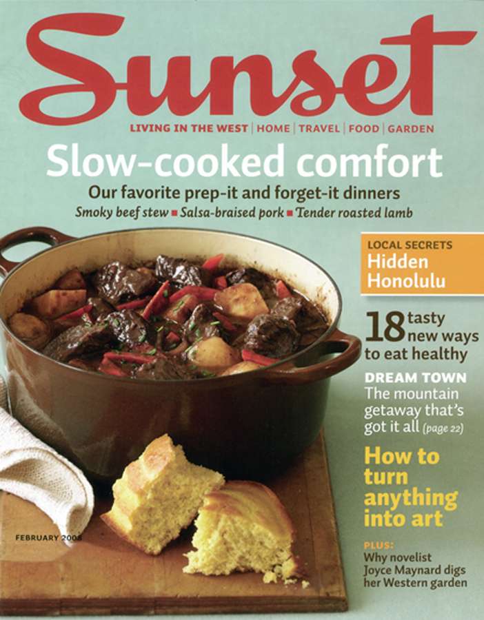 Sunset February 01, 2008 Issue Cover