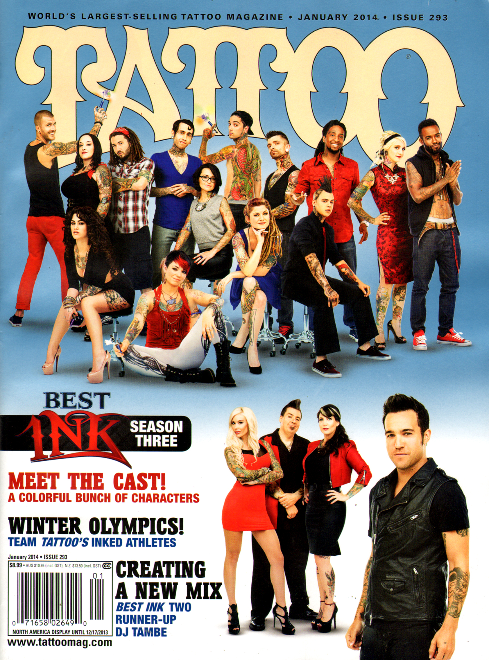 Tattoo January 01, 2014 Issue Cover