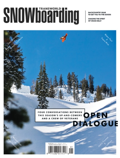 Transworld SNOWboarding January 01, 2014 Issue Cover