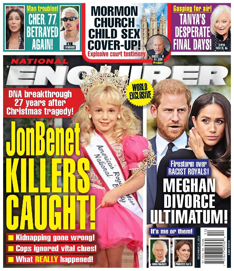 national-enquirer December 25, 2023 Issue Cover
