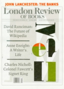 London-Review-Of-Books May 01, 2009 Issue Cover