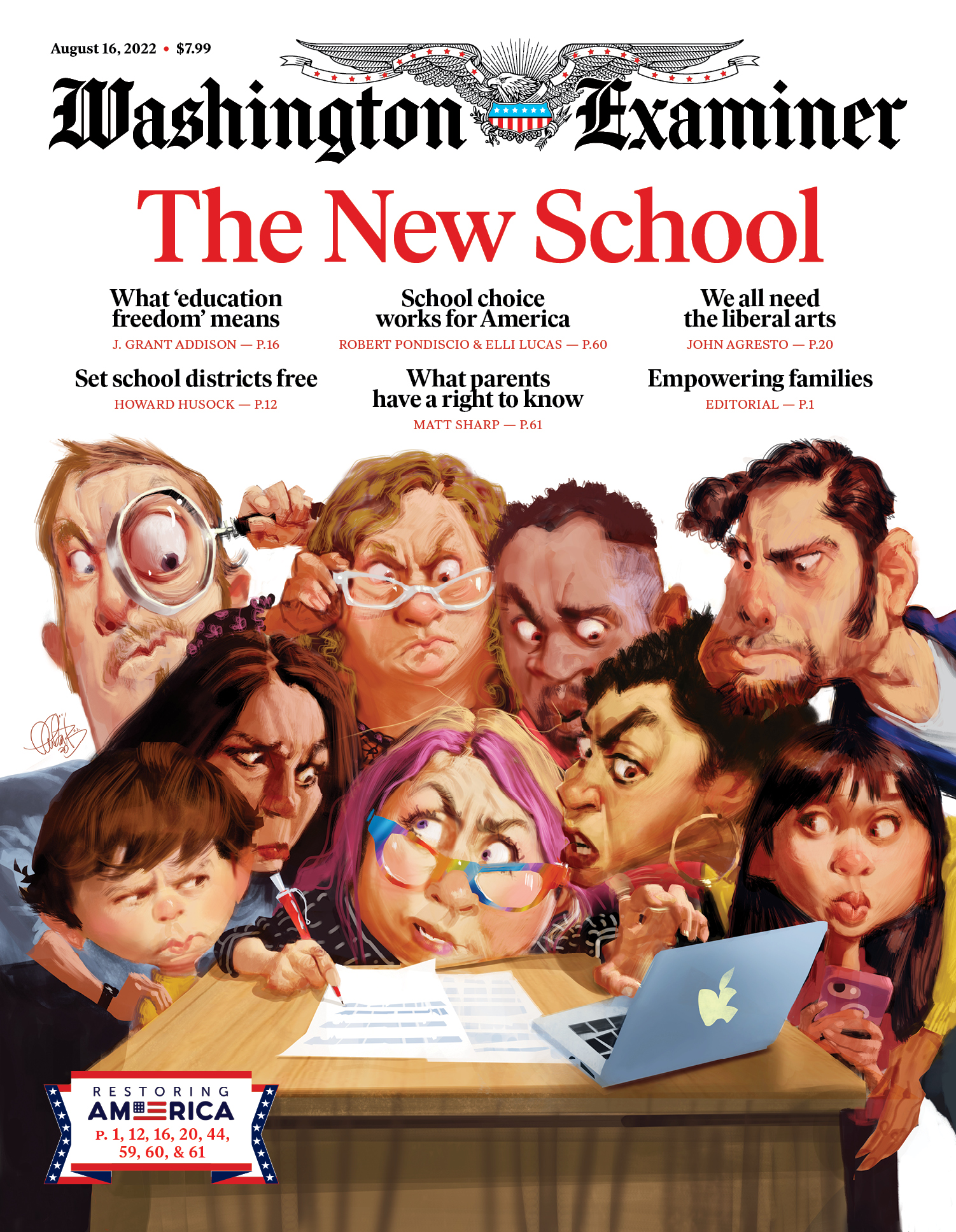 Washington-Examiner August 16, 2022 Issue Cover