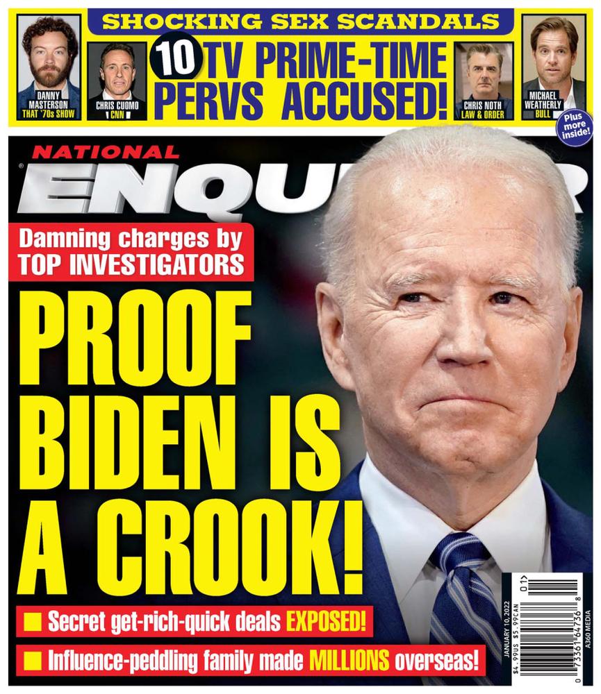 National-Enquirer January 10, 2022 Issue Cover