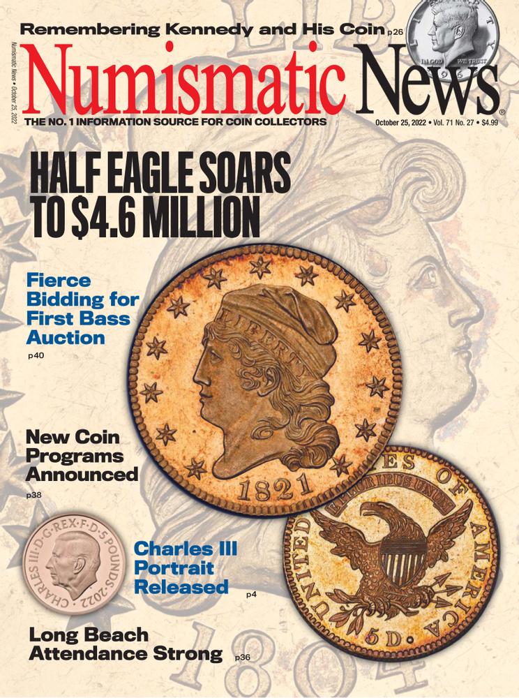 Numismatic-News October 25, 2022 Issue Cover