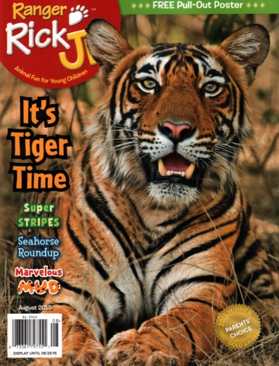 Ranger Rick Jr. August 01, 2015 Issue Cover