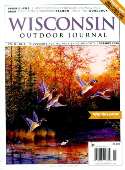 Wisconsin Outdoor Journal November 01, 2006 Issue Cover