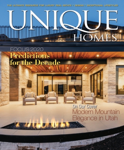 Unique Homes January 01, 2020 Issue Cover