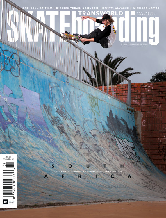 Transworld-SKATEboarding July 01, 2016 Issue Cover
