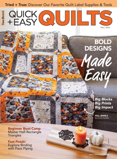 Quick and Easy Quilts September 01, 2025 Issue Cover