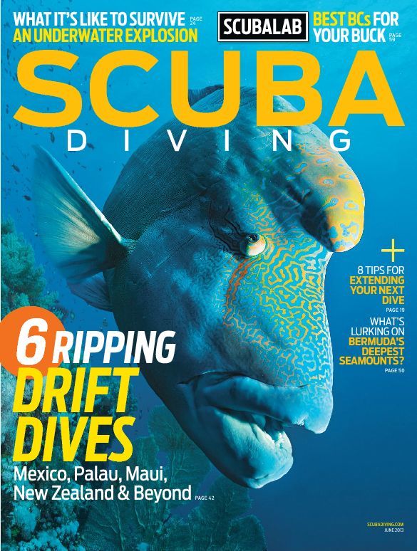 Scuba-Diving June 01, 2013 Issue Cover