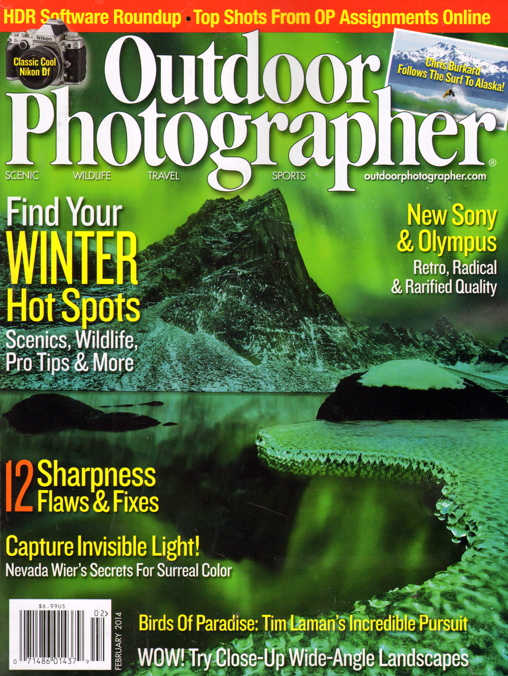 outdoor-photographer February 01, 2014 Issue Cover