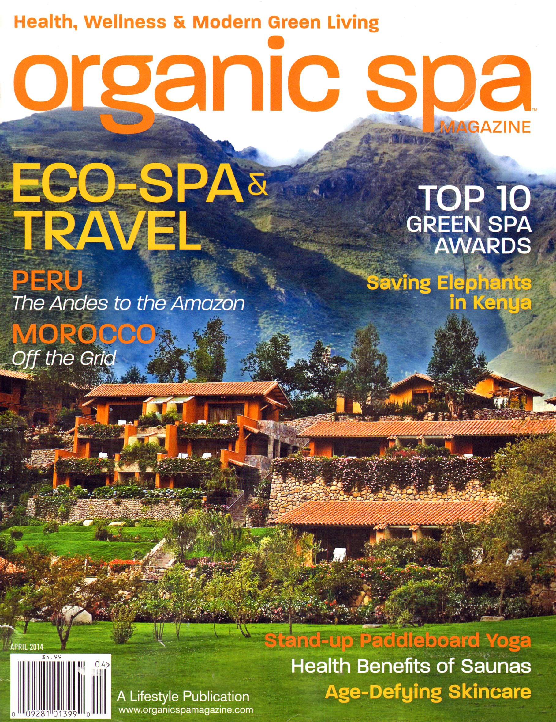 Organic-Spa April 01, 2014 Issue Cover