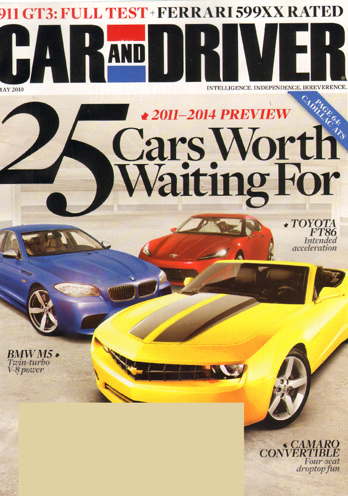 Car-And-Driver May 01, 2010 Issue Cover