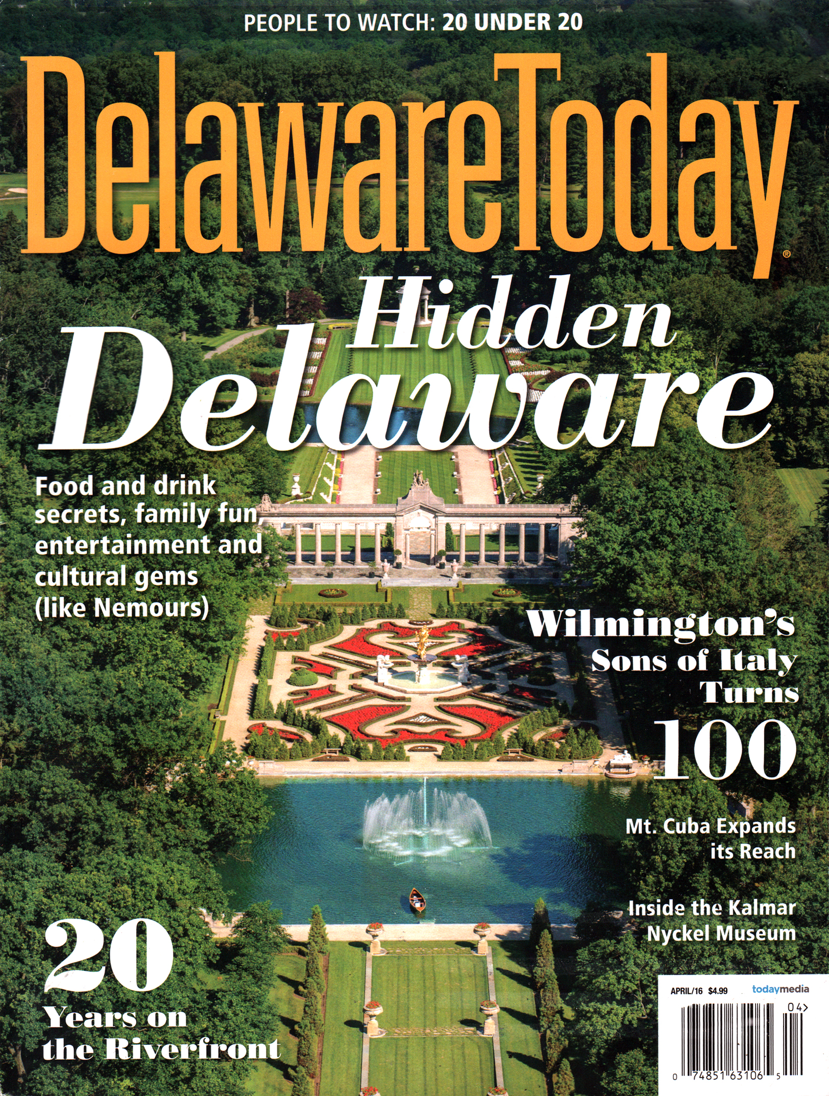 Delaware-Today April 01, 2016 Issue Cover