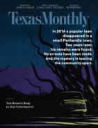 Texas-Monthly October 01, 2020 Issue Cover