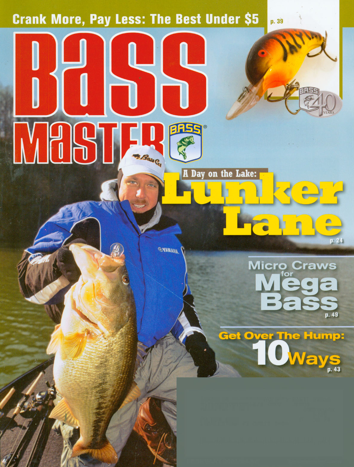 Bassmaster February 01, 2008 Issue Cover