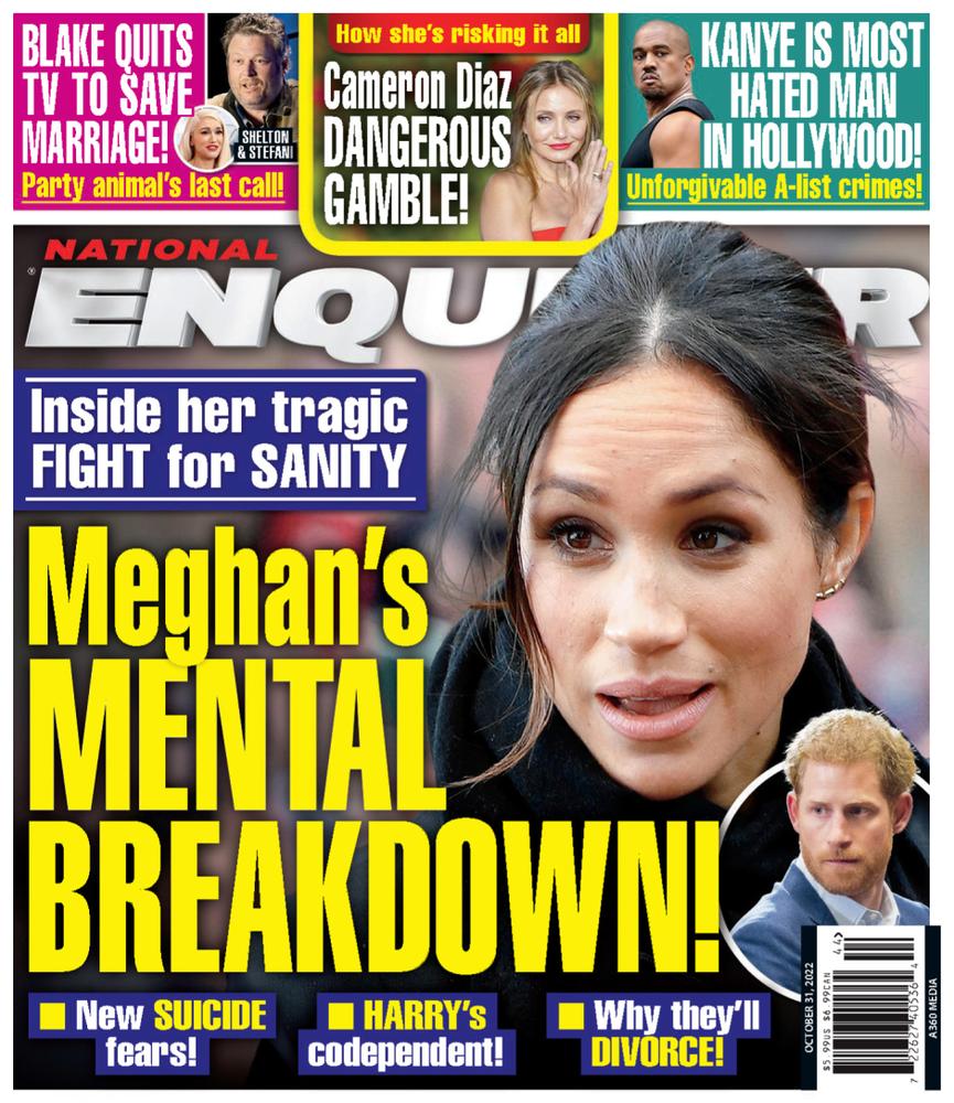 national-enquirer October 31, 2022 Issue Cover