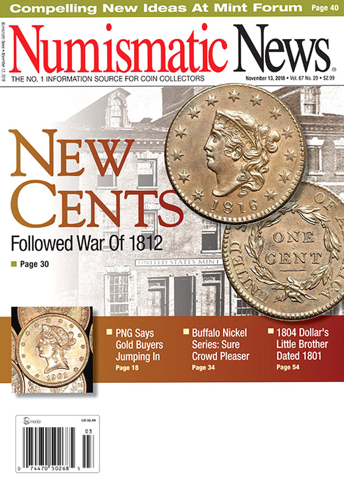 Numismatic-News November 13, 2018 Issue Cover