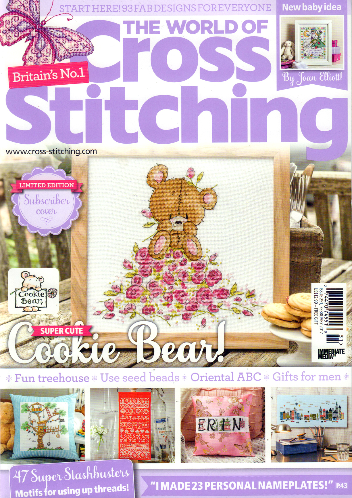 The-World-of-Cross-Stitching January 01, 2017 Issue Cover