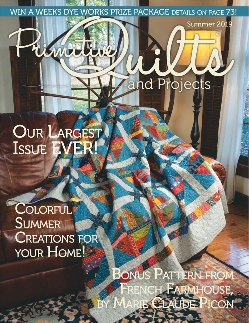 Primitive-Quilts-and-Projects June 01, 2019 Issue Cover