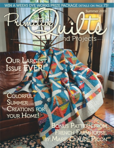 Primitive Quilts & Projects June 01, 2019 Issue Cover