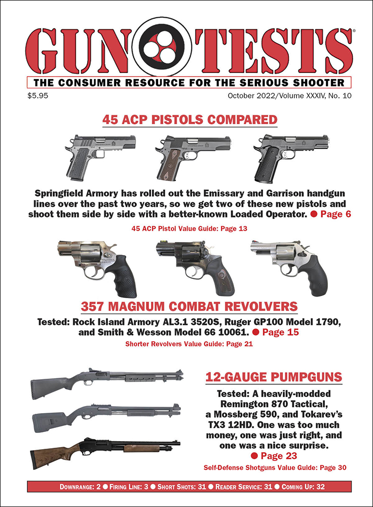 Gun-Tests October 01, 2022 Issue Cover