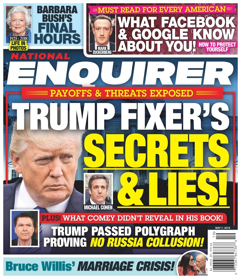 National-Enquirer May 07, 2018 Issue Cover