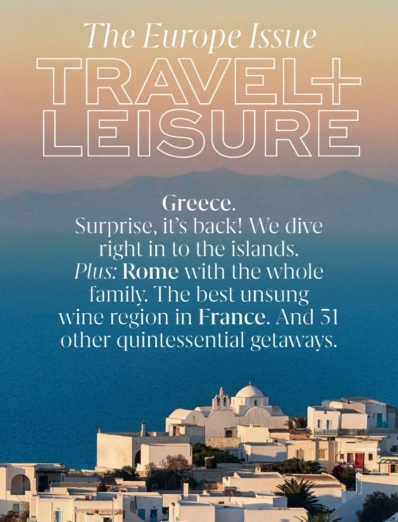 Travel + Leisure May 01, 2019 Issue Cover
