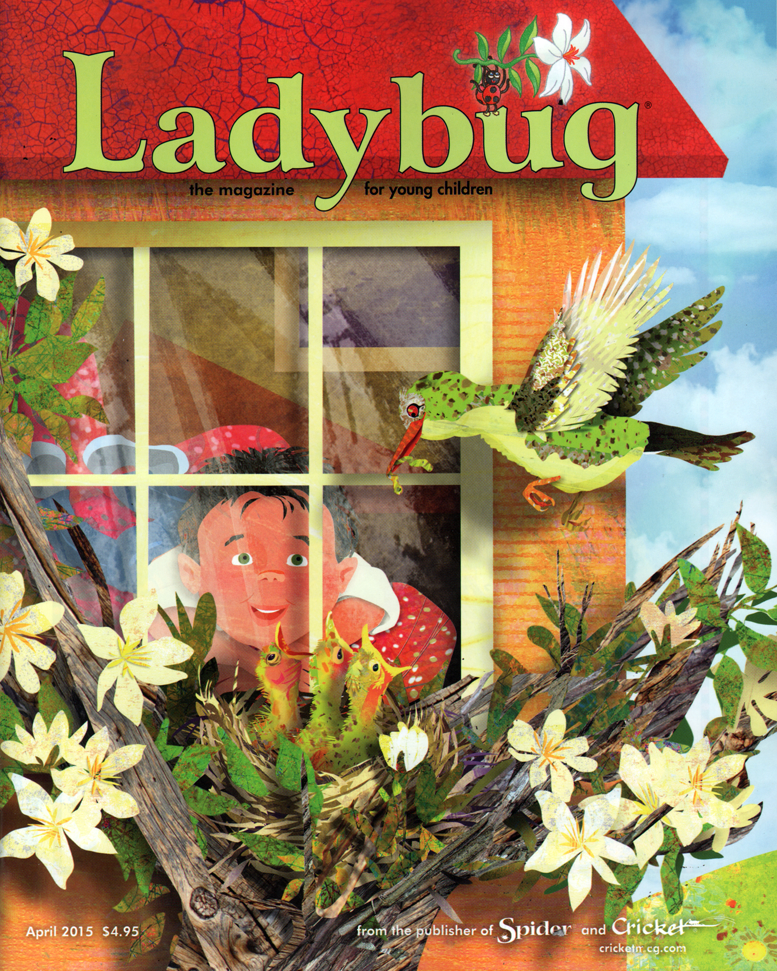 Ladybug April 01, 2015 Issue Cover