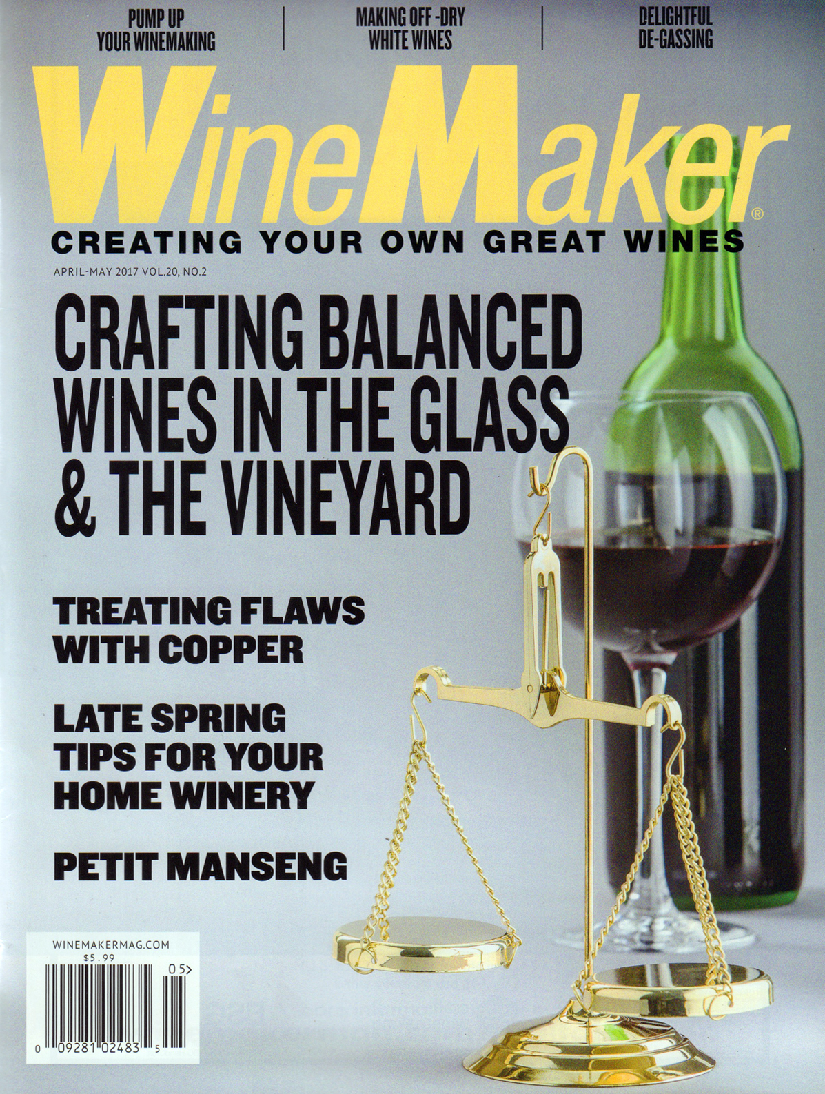winemaker April 01, 2017 Issue Cover