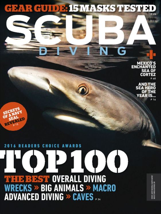 Scuba-Diving January 01, 2016 Issue Cover