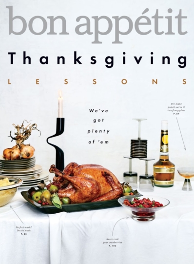 Bon Appétit November 01, 2017 Issue Cover